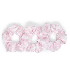 NWT Goody x LOVESHACKFANCY Large Satin Elegant Pink Floral 3 Pack